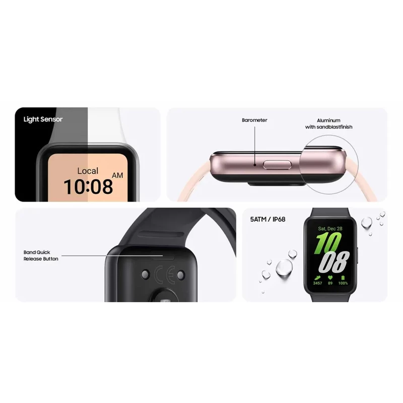 ساعت هوشمند سامسونگ مدل Galaxy Fit3 SM-R390 سایز 40mm