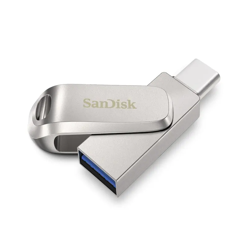 فلش مموری سن دیسک مدل Ultra Dual Drive Luxe Type-C DDC4 سرعت 400 ظرفیت 1 ترابایت