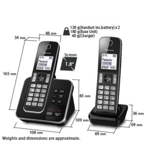 گوشی تلفن بی سيم پاناسونیک مدل KX-TGD622E