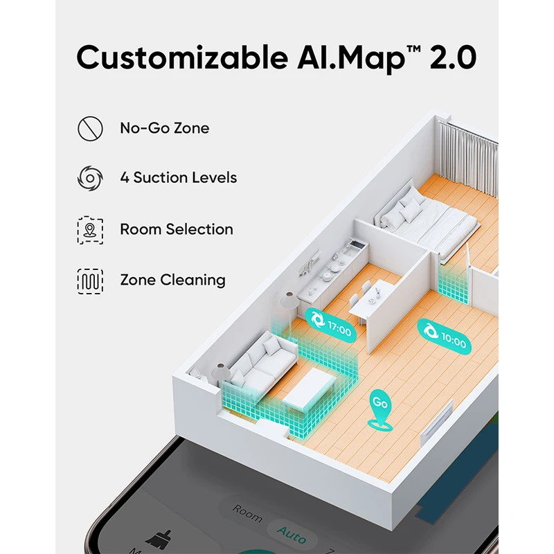 جارو هوشمند رباتیک انکر Anker eufy L60 Hybrid Robot Vacuum Cleaner مدل T2268