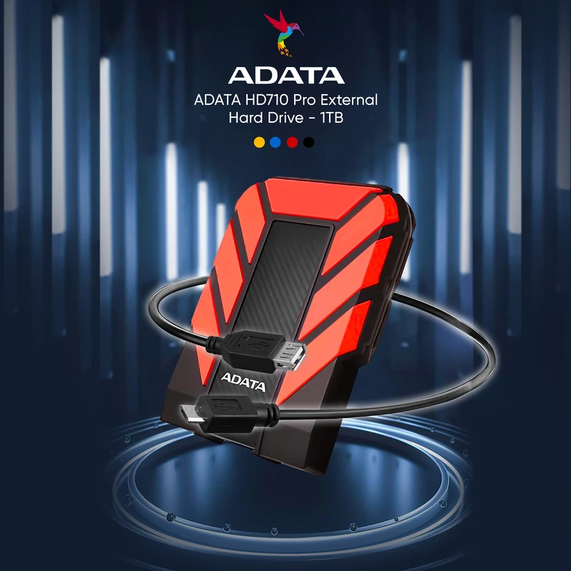 هارد اکسترنال ای دیتا مدل HD710 Pro با ظرفیت 1 ترابایت