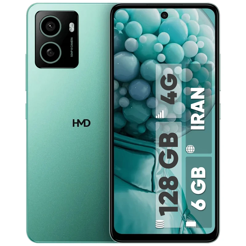 گوشی موبایل اچ ام دی مدل Pulse Plus دو سیم کارت ظرفیت 128 گیگابایت و رم 6 گیگابایت - مونتاژ ایران تحت لیسانس HMD فنلاند