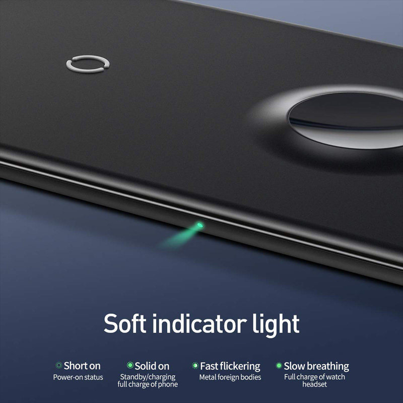 شارژر وایرلس بیسوس Baseus Smart 3in1 Wireless Charger