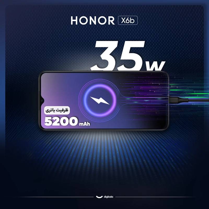 گوشی موبایل آنر مدل Honor X6b ظرفیت 128GB و رم 6GB
