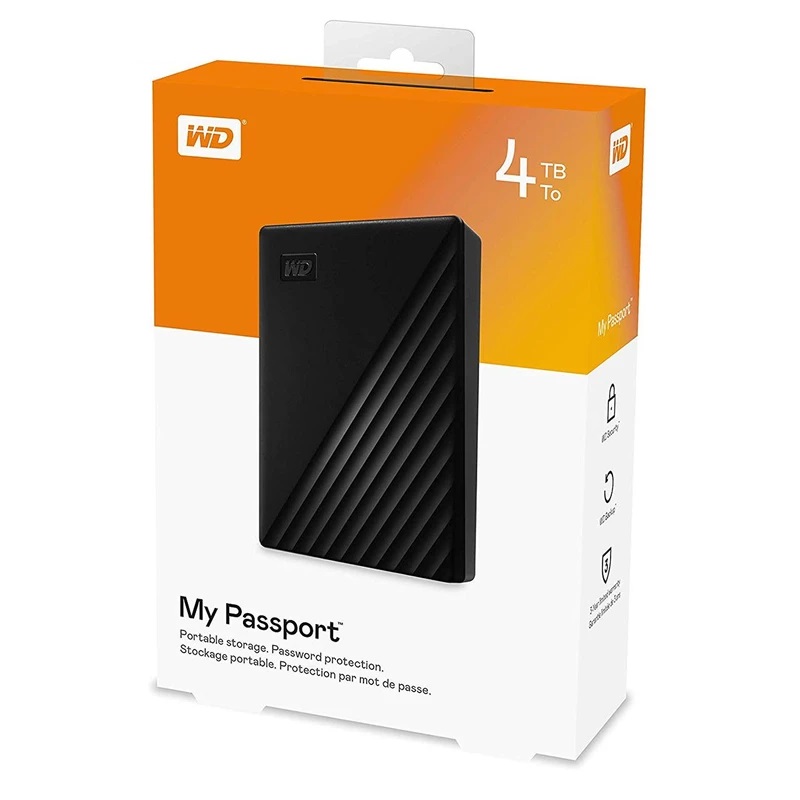 هارد اکسترنال وسترن دیجیتال مدل My Passport با ظرفیت 4 ترابایت