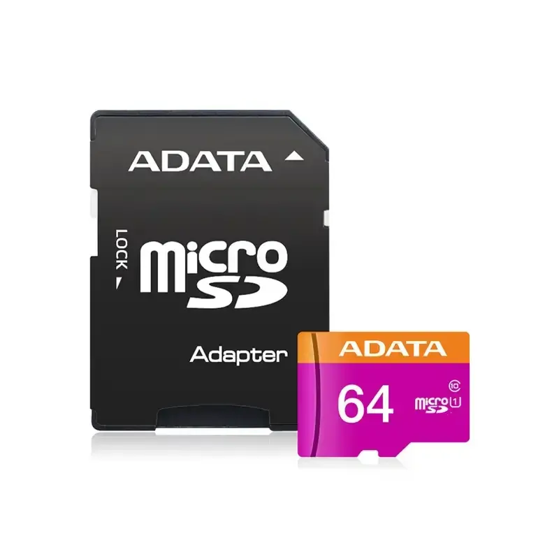 کارت حافظه ایدیتا مدل SDHC UHS-I +ADP V10 R80 W25 با ظرفیت 64 گیگابایت به همراه آداپتور