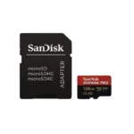 کارت حافظه سن دیسک مدل SanDisk Extreme Pro ظرفیت 128 گیگابایت با آداپتور