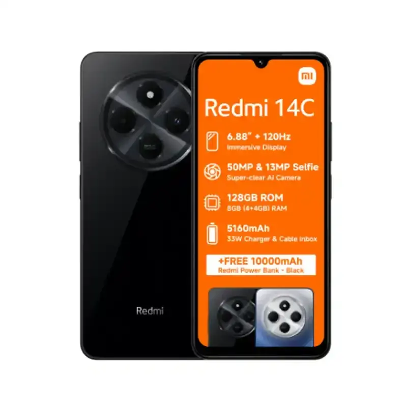گوشی موبایل شیائومی مدل Redmi 14C با ظرفیت 128GB و رم 6GB