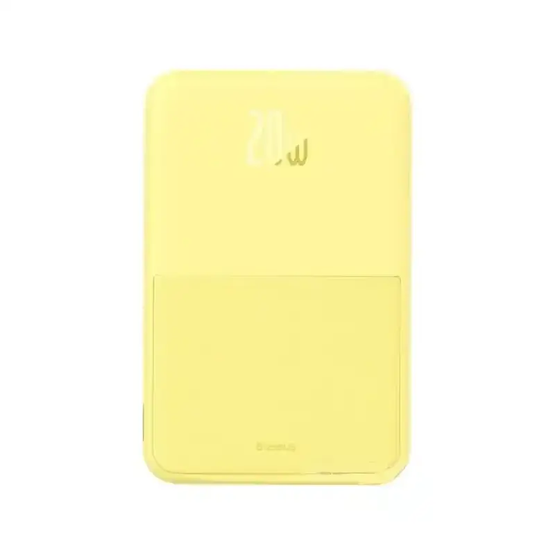 پاور بانک بی سیم مگنتی باسئوس مدل Magnetic Wireless 20w با ظرفیت 5000 میلیآمپر ساعت