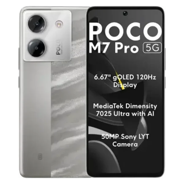 گوشی موبایل شیائومی مدل Poco M7 Pro 5G ظرفیت 512GB و رم 12GB