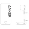 پاوربانک انکر مدل Anker 323 -A1334 با ظرفیت 10000 میلیآمپر ساعت