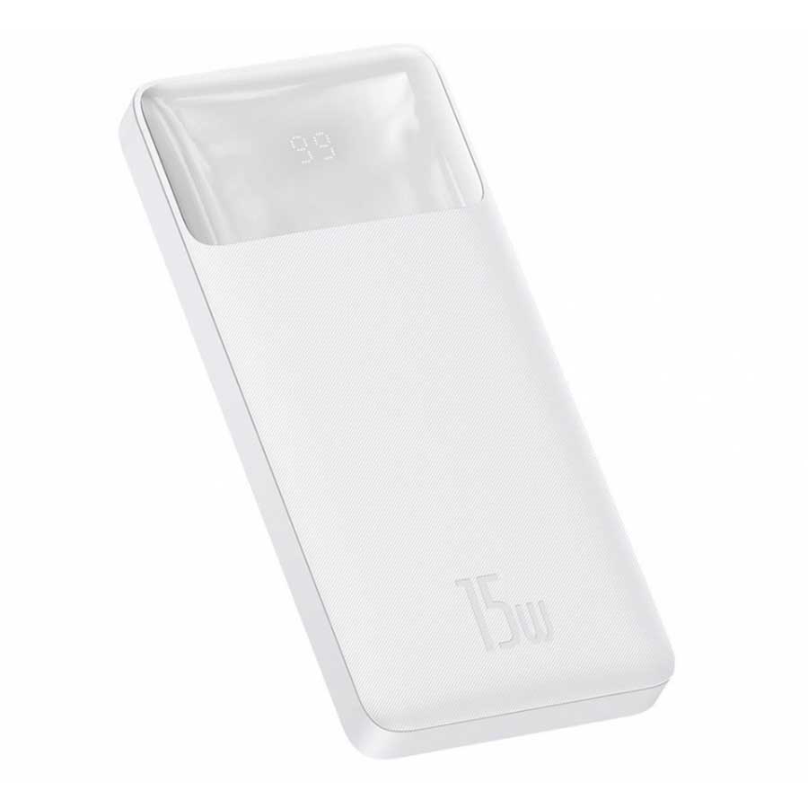 پاوربانک باسئوس مدل Bipow Digital Display 15w با ظرفیت 10000 میلیآمپرساعت