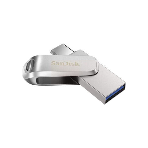 فلش مموری سن دیسک Usb 3.2 مدل Ultra DualDrive LuxeType-C DDC4 ظرفیت 128 گیگابایت