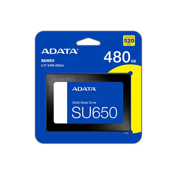 هارد اینترنال ای دیتا مدل SSD Sata3 SU650 ظرفیت 512 گیگابایت