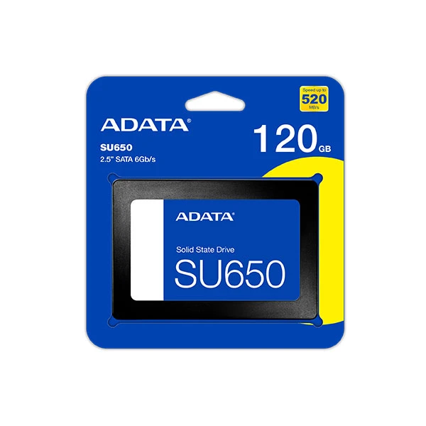 هارد اینترنال ای دیتا مدل SSD Sata3 SU650 ظرفیت 120 گیگابایت