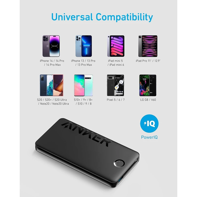 پاوربانک انکر مدل Anker 323 -A1334 با ظرفیت 10000 میلیآمپر ساعت