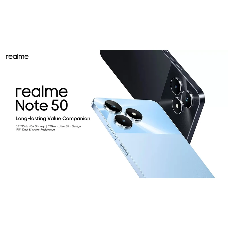 گوشی موبایل ریلمی مدل Note 50 ظرفیت 64 گیگابایت رم 3 گیگابایت