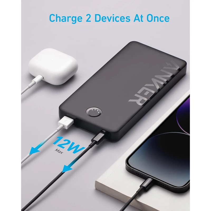 پاوربانک انکر مدل Anker 323 -A1334 با ظرفیت 10000 میلیآمپر ساعت
