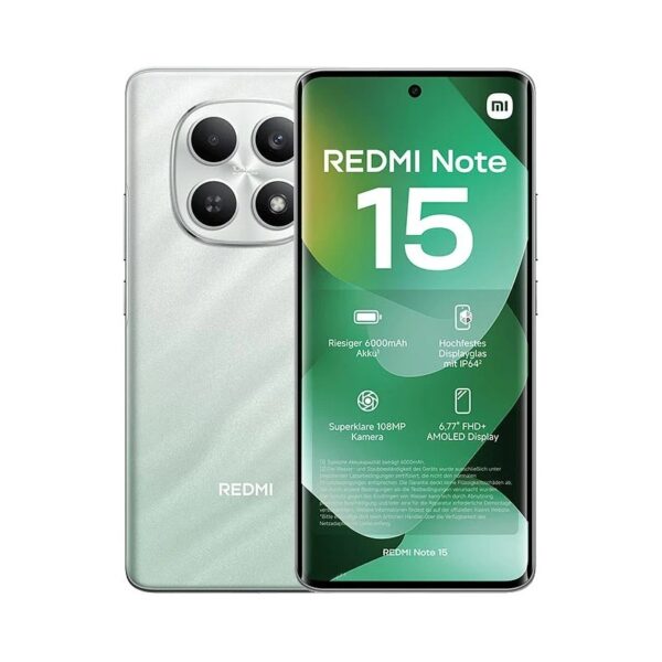 گوشی موبایل شیائومی مدل Redmi Note 15 دو سیم کارت ظرفیت 256 گیگابایت و رم 8 گیگابایت